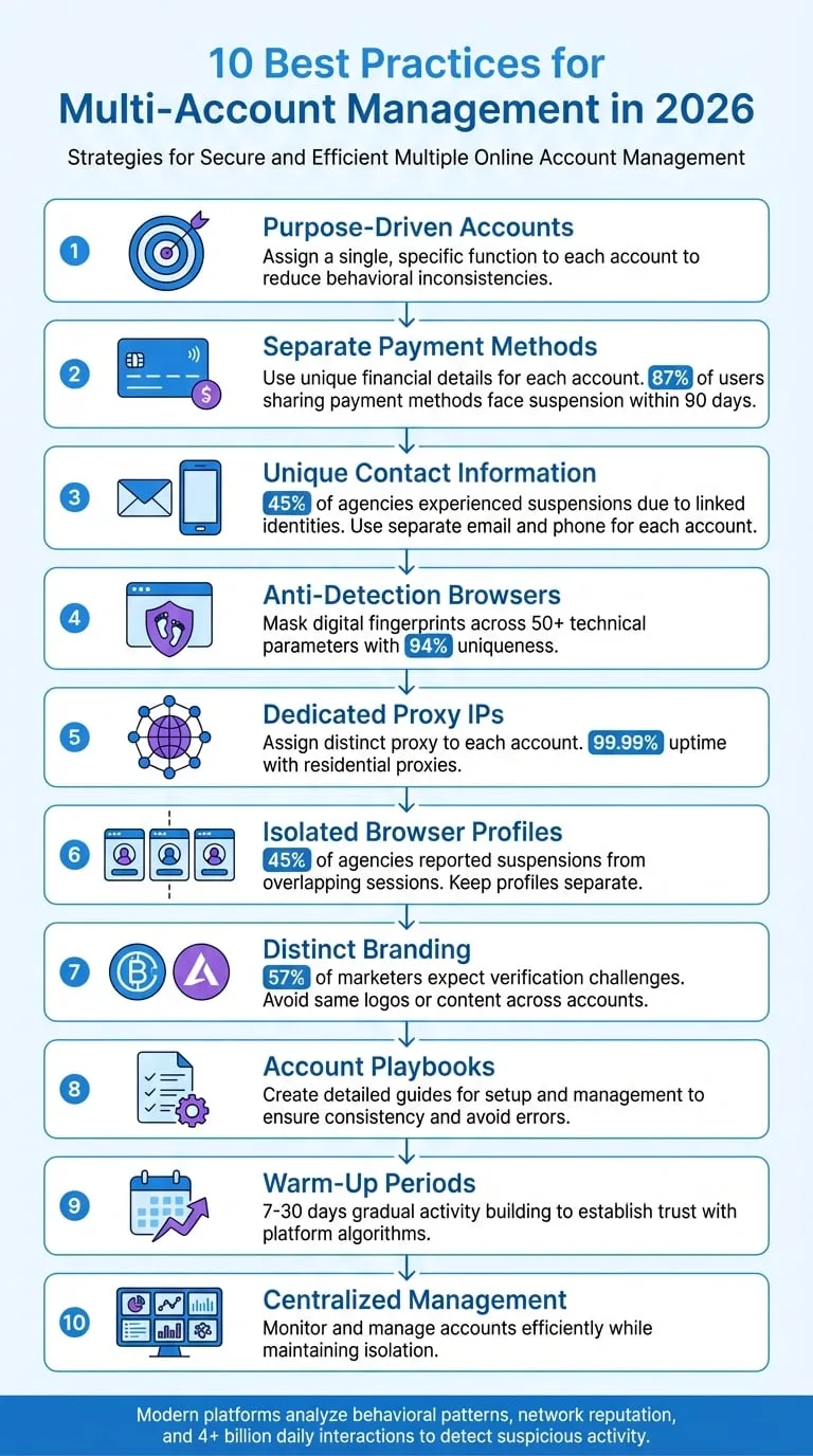10 Best Practices for Multi-Account Management in 2026